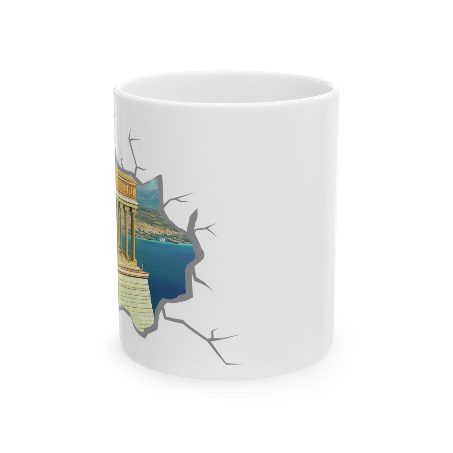 Unveiling of the Mausoleum Mug - Seven Wonders Series