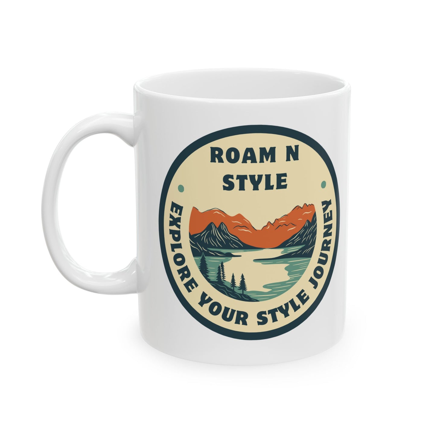 Adventure Roam N Style Ceramic Mug – Explore Your Style Journey