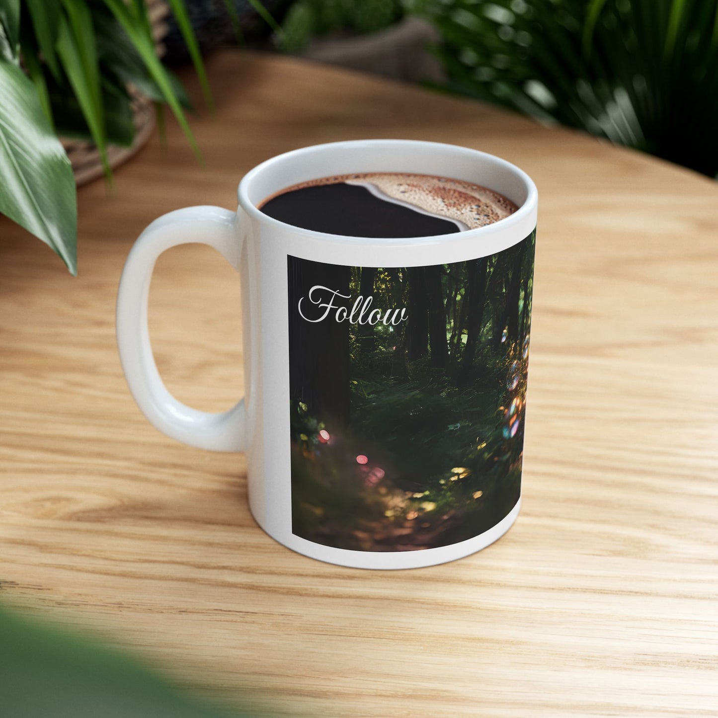 Follow Your Path Enchanted Forest Mug