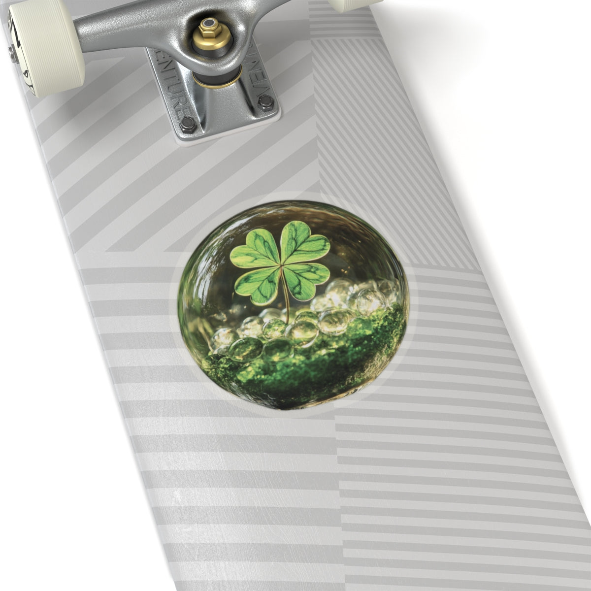 Clover Globe Sticker